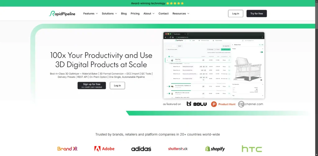 Startseite von RapidPipeline